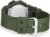 Close-up view of the back of a green watch band and buckle. Produktbild-Vorschau