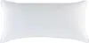 A plain white pillow on a white background. Produktbild-Vorschau