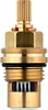 A close-up studio shot of a brass valve cartridge. Produktbild-Vorschau