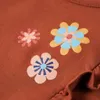 vidaXL Camicia a maniche lunghe per bambini Cognac 116 Anteprima dell’immagine prodotto 4