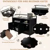 GOPLUS Katzentoilette, Katzenschrank mit Doppeltüren & Produktbild-Vorschau 3