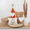 Weiße Herzanhänger aus Holz mit Schnur zum Aufhängen - Produktbild-Vorschau 2