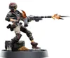 A detailed figurine of a female character from the video game Borderlands 3, holding a large weapon that is firing. Náhled obrázku produktu
