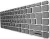 Tastatur - Farbe: Schwarz - mit Silber Rahmen - mit Produktbild-Vorschau 4