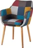 home24 Armlehnenstuhl - Patchwork Produktbild-Vorschau 1