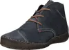 A single blue leather boot with brown laces is shown against a white background. Produktbild-Vorschau