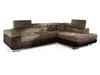 nabbi Ecksofa mit Zersetzung u Lagerraum Almero P - braun / Produktbild-Vorschau 1