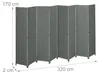 Relaxdays Paravent, 8-teilig, Raumtrenner faltbar, HxB Produktbild-Vorschau 13