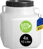 4 Stück 10 Liter Vorratsdose mit Schraubdeckel Produktbild-Vorschau 1