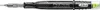 A close-up, side view of a black mechanical pencil with silver accents and a green bubble level on the end. Anteprima dell’immagine prodotto