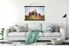 MuchoWow® Textilposter Pferde - Gras - Frühling 120x80 cm Produktbild-Vorschau 3