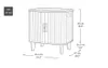 Keter Velo Aufbewahrungsschrank – 113 L – Graphit – Produktbild-Vorschau 4