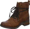 Mustang Damen Boot Stiefelette Prägemuster 7-Loch-Schnürung Produktbild-Vorschau 2