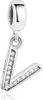 PANDACHARMS Anhänger Charm Buchstabe V, 925er Sterling Produktbild-Vorschau 1