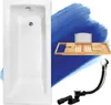 BADLAND Eckbadewanne Rechteck Badewanne TALIA 110x70 mit Produktbild-Vorschau 1