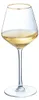 4 verres à pied 38 cl Ultime Bord Or - Cristal d'Arques Voir les images du produit 2