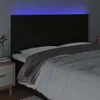 LED Kopfteil Schwarz 180x5x118/128 cm Stoff Produktbild-Vorschau 3