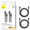 USB-C to USB-C Cable Baseus Cafule, 100W, 5A, 1m, 2-Pack, Produktbild-Vorschau 7