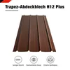 Sada trapézových plechů H12 SMART COVER SET čokoládově Náhled obrázku produktu 3