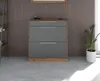 Schuhschrank "Oliva1" Basic, eiche-graphit Produktbild-Vorschau 3