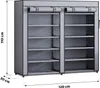 Massido MS-805 Textilschuhschrank Graphit Produktbild-Vorschau 4