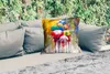 MuchoWow® Outdoor Kissen - Gemälde - Regenschirm - Öl - Produktbild-Vorschau 2