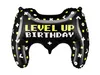 Folienballon Geburtstag Gamepad 60x45cm Schwarz / Gelb Produktbild-Vorschau 1