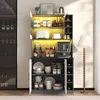 Flieks Küche Hochschränke Küchenbuffet mit LED, Produktbild-Vorschau 3