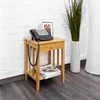 Relaxdays Beistelltisch mit Schublade, Produktbild-Vorschau 2