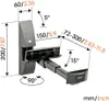 Vogel VLB 200 SPEAKER MOUNTS pre LCD/plazmové zariadenia Náhľad obrázku produktu 5