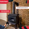KOTARBAU Schornsteinbesen Aus Kunststoff 100 mm Kaminbesen Produktbild-Vorschau 6