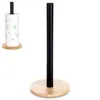 A paper towel holder with a roll of paper towels on it, shown against a white background. Produktbild-Vorschau