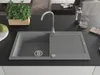 Mexen Leo Granitspüle mit einem Becken und einer Produktbild-Vorschau 3