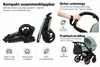 Poussette double Kunert Brav Duo 2 en 1 - châssis noir - Voir les images du produit 7
