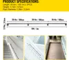 SucceBuy Poręcz schodowa rurowa, poręcz schodowa 10FT, Podgląd zdjęcia produktu 7