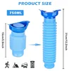 Urinflasche - 4 Stück - 750 ml - Faltbares Urinal für Damen Produktbild-Vorschau 2