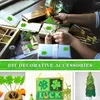 100 Stück Kleeblatt Aus Filz Deko Glücksbringer Kleeblätter Produktbild-Vorschau 6