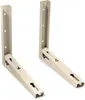 Two beige L-shaped brackets for mounting an air conditioning unit. Anteprima dell’immagine prodotto
