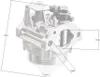 Karburátor Honda GCV170 ORIGINÁLNÍ DÍL 16100-Z9L-811 Náhled obrázku produktu 4