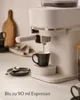 Zestaw 6 czarnych filiżanek do espresso Cosumy z spodkami – Podgląd zdjęcia produktu 3