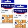 2x Hansaplast Classic  2x 1 m  6 cm braun Produktbild-Vorschau 1