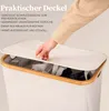 HENNEZ 15908, Kúpeľňový organizér, Béžová, Bamboo, 140 kg, Náhľad obrázku produktu 6