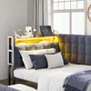 okwish Rozkládací postel 90x200 Čalouněné sofa s funkcí Náhled obrázku produktu 6