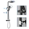 Auralum Regendusche Schwarz, Messing Duschsystem mit Produktbild-Vorschau 5