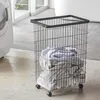 Metalowy kosz na pranie na kółkach, wys. 56,5 cm Podgląd zdjęcia produktu 7