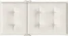 Niedriglehner-Auflagen 6 Stk. Melange Creme 100x50x4 cm Produktbild-Vorschau 6