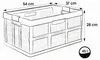keeeper Profi-Klappbox ben Einkaufskorb Klappkörbchen 45l, Produktbild-Vorschau 5