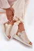Damen Wedge Sandalen Gold Mevinette 37 Produktbild-Vorschau 9
