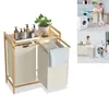 XMTECH wasmand, 2 compartimenten, 36 liter, wasmand met Productafbeelding-voorbeeld 1