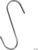 A single metal S-hook on a white background. Podgląd zdjęcia produktu